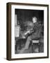 Pianist Ferrucio Busoni Posing at Piano-H. Hermann-Framed Photographic Print