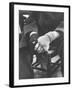 Pianist Glenn Gould in Fingerless Gloves Worn to Keep Hands Supple, Columbia Recording Studio-Gordon Parks-Framed Premium Photographic Print