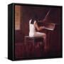 Pianist, Hanoi (Oil on Canvas)-Lincoln Seligman-Framed Stretched Canvas