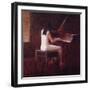 Pianist, Hanoi (Oil on Canvas)-Lincoln Seligman-Framed Giclee Print