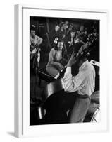 Pianist Mary Lou Williams Playing a Boogie Woogie Selection-Gjon Mili-Framed Premium Photographic Print