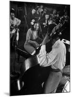 Pianist Mary Lou Williams Playing a Boogie Woogie Selection-Gjon Mili-Mounted Premium Photographic Print