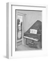 PIANO #2 BW-ALLAYN STEVENS-Framed Art Print