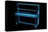 Piano 3D X-Ray Blue Transparent-sauliusl-Stretched Canvas