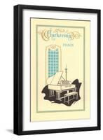 Piano Advertisement-null-Framed Art Print