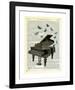 Piano & Butterflies-Marion Mcconaghie-Framed Giclee Print