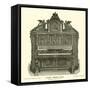Piano, Ebony Case, by Hallett, Davis and Company-null-Framed Stretched Canvas