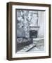 PIANO & FIREPLACE-ALLAYN STEVENS-Framed Art Print