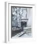 PIANO & FIREPLACE-ALLAYN STEVENS-Framed Art Print
