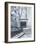 PIANO & FIREPLACE-ALLAYN STEVENS-Framed Art Print