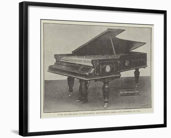 Piano for the Rajah of Kooch-Behar, Manufacturers, Messers John Brinsmead and Sons-null-Framed Giclee Print