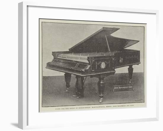 Piano for the Rajah of Kooch-Behar, Manufacturers, Messers John Brinsmead and Sons-null-Framed Giclee Print