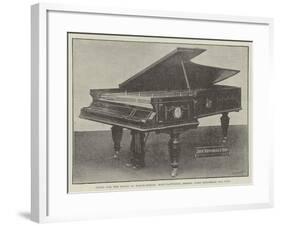 Piano for the Rajah of Kooch-Behar, Manufacturers, Messers John Brinsmead and Sons-null-Framed Giclee Print