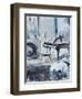 PIANO IN BLUE #3-ALLAYN STEVENS-Framed Art Print