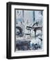 PIANO IN BLUE #3-ALLAYN STEVENS-Framed Art Print