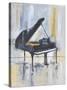 PIANO IN GOLD #2-ALLAYN STEVENS-Stretched Canvas