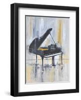 PIANO IN GOLD #2-ALLAYN STEVENS-Framed Art Print