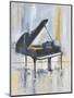 PIANO IN GOLD #2-ALLAYN STEVENS-Mounted Art Print