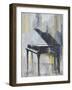 Piano in Gold I-Allayn Stevens-Framed Art Print