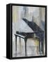 PIANO IN GOLD-ALLAYN STEVENS-Framed Stretched Canvas