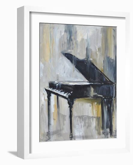 PIANO IN GOLD-ALLAYN STEVENS-Framed Art Print