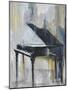 PIANO IN GOLD-ALLAYN STEVENS-Mounted Art Print