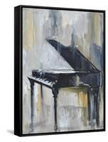 PIANO IN GOLD-ALLAYN STEVENS-Framed Stretched Canvas