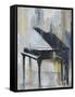 PIANO IN GOLD-ALLAYN STEVENS-Framed Stretched Canvas