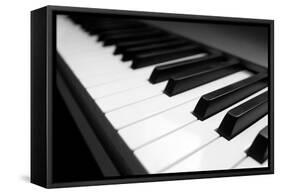 Piano Keyboard-Gudella-Framed Stretched Canvas