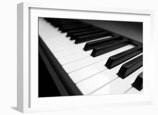 Piano Keyboard-Gudella-Framed Photographic Print