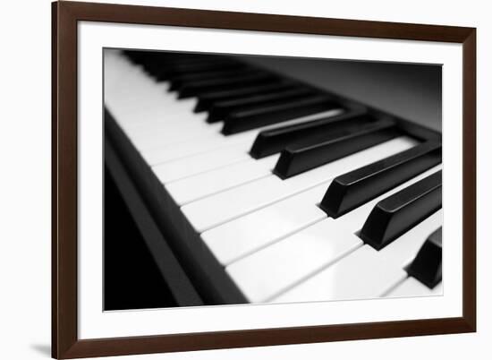 Piano Keyboard-Gudella-Framed Photographic Print