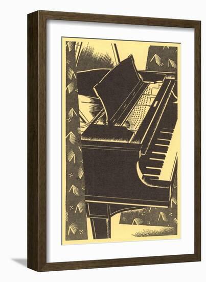 Piano Keyboard-null-Framed Art Print