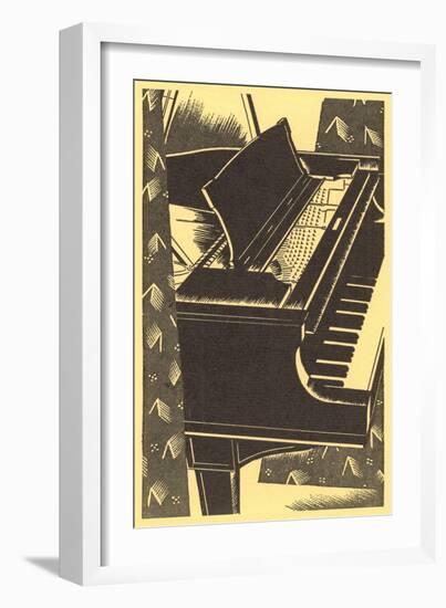 Piano Keyboard-null-Framed Art Print