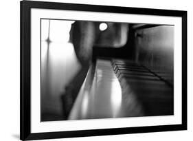 Piano Keys b/w-null-Framed Photo