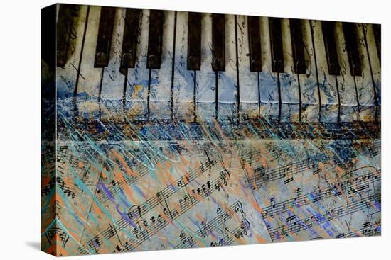 Piano Keys-Dan Meneely-Stretched Canvas