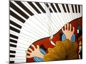 Piano man, 2001-Timothy Nathan Joel-Mounted Giclee Print