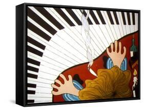 Piano man, 2001-Timothy Nathan Joel-Framed Stretched Canvas