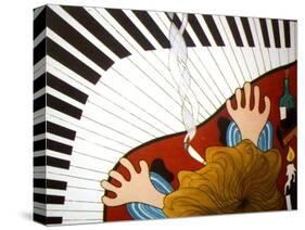 Piano man, 2001-Timothy Nathan Joel-Stretched Canvas