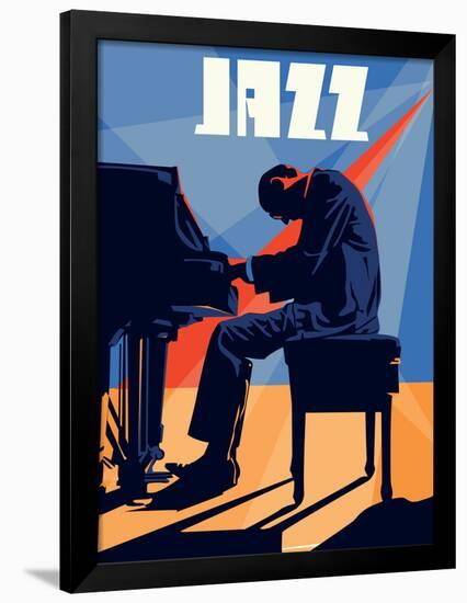 Piano Man-null-Framed Poster