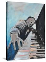 PIANO MAN-ALLAYN STEVENS-Stretched Canvas