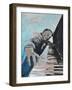 PIANO MAN-ALLAYN STEVENS-Framed Art Print