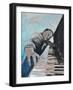 PIANO MAN-ALLAYN STEVENS-Framed Art Print