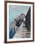 PIANO MAN-ALLAYN STEVENS-Framed Art Print