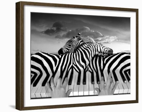 Piano Peace-Thomas Barbey-Framed Giclee Print