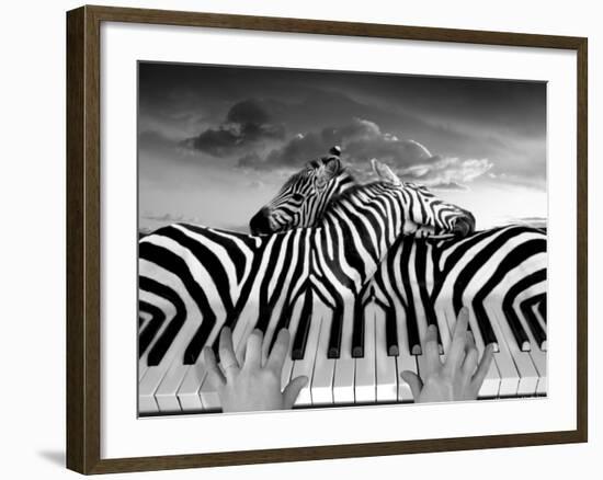 Piano Peace-Thomas Barbey-Framed Giclee Print