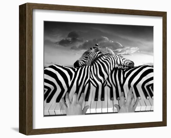 Piano Peace-Thomas Barbey-Framed Giclee Print