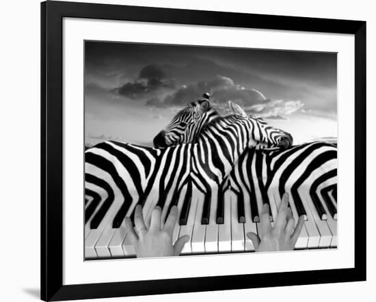 Piano Peace-Thomas Barbey-Framed Giclee Print