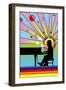 Piano Player 1-Howie Green-Framed Premium Giclee Print