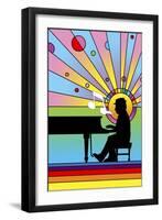 Piano Player 1-Howie Green-Framed Premium Giclee Print