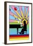 Piano Player 1-Howie Green-Framed Giclee Print